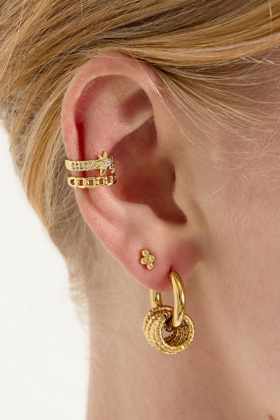 Copper Ear Cuffs Geometric Casual Daily Picture2