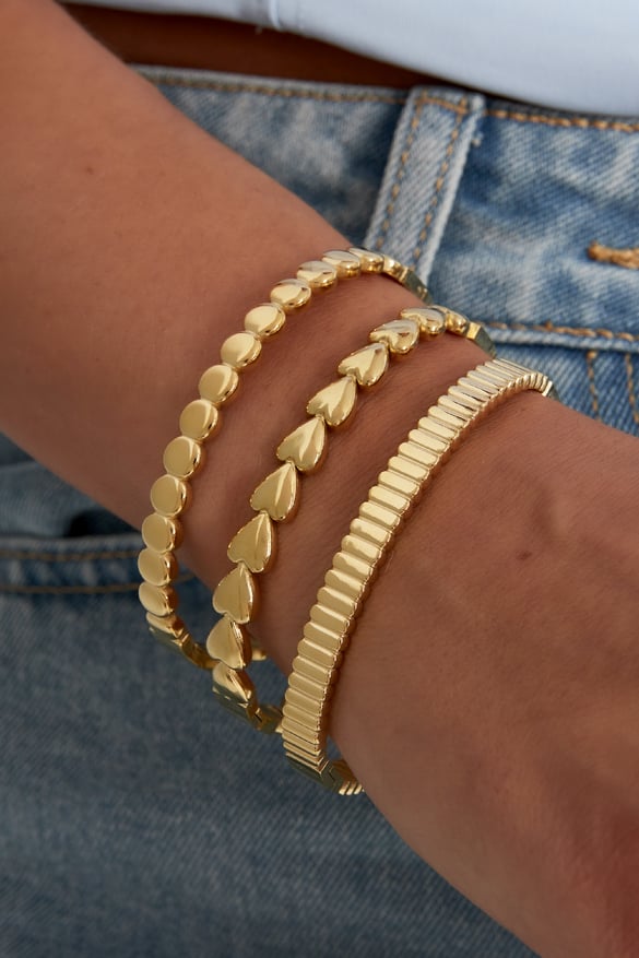 Heart bangle