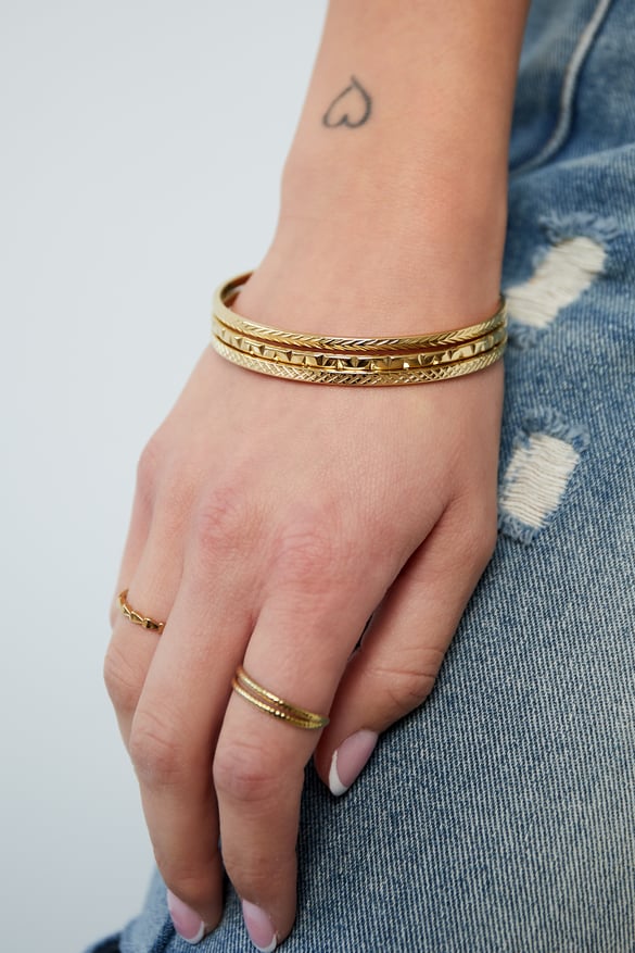 Simple checkerd bangle 2