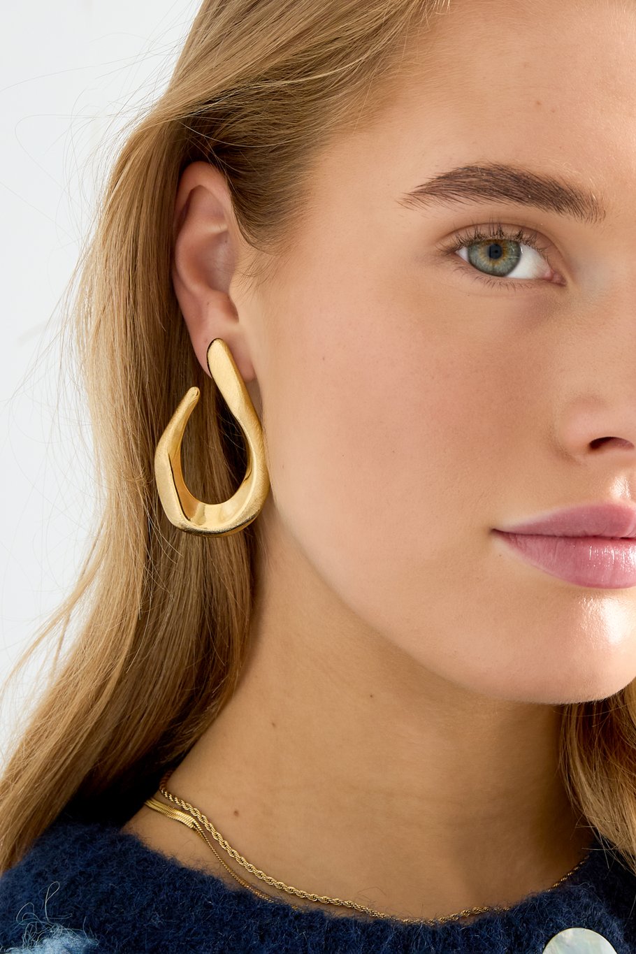 Stud Earrings irregular shape Casual Daily Simple Series Women's jewelry h5Picture3