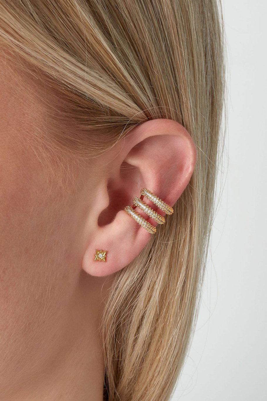 Trio de boucles d&#39;oreilles bling-bling Image2