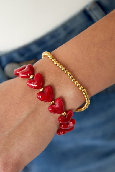 Pulseras de cuentas macizas de 4 mm h5 Imagen2
