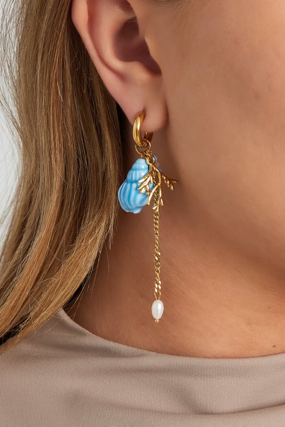 Coral vibes earrings