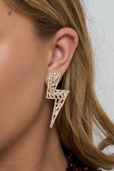 Kupfer Ohrstecker Geometrische Elegante Weihnachten Luxuriöse Serie Damenschmuck h5 Bild4