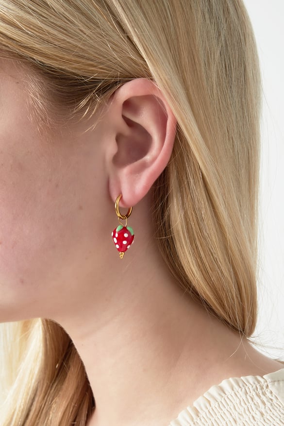 Boucles d&#39;oreilles fraises