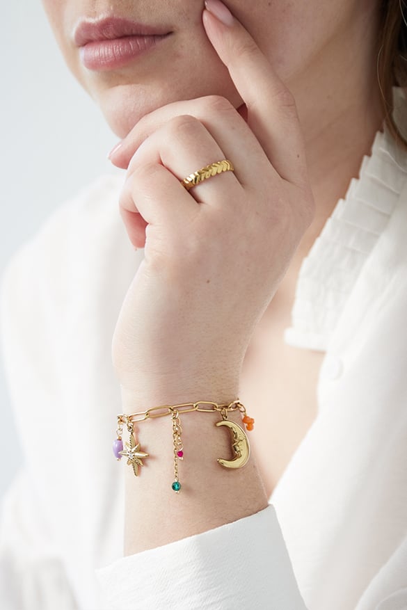 Bracciale con ciondolo Luce di luna