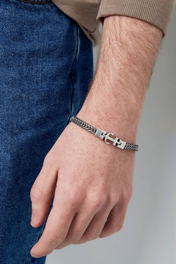 bracciale da uomo con ancora
