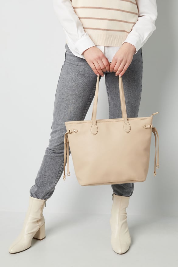 Handbag with straps - blue 2