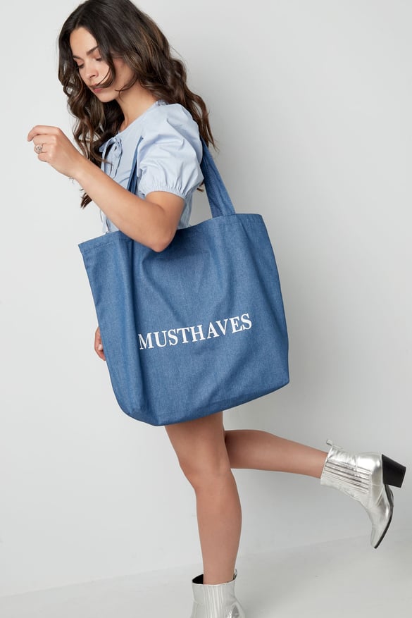 Les incontournables du shopper en jean - bleu