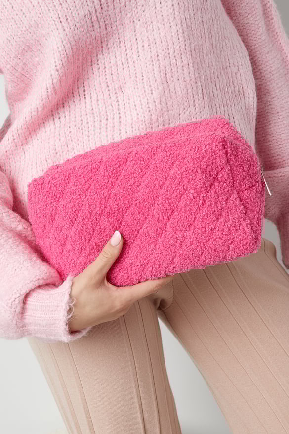 Teddy toiletry bag - beige