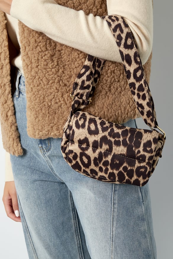 Borsa puffy preziosa - crema
