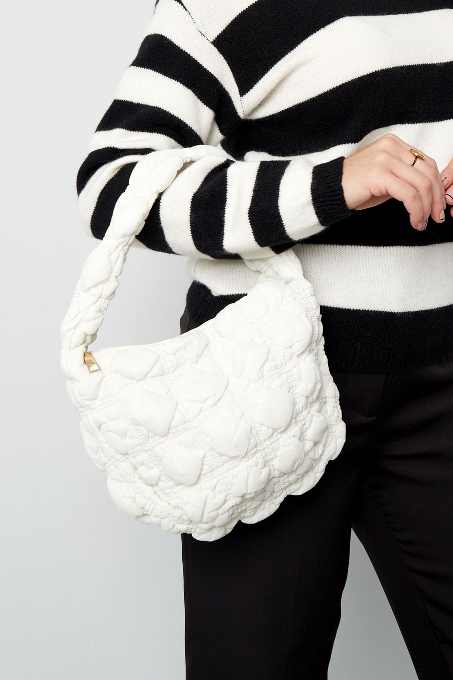 Handbag cloudy love - white Picture5