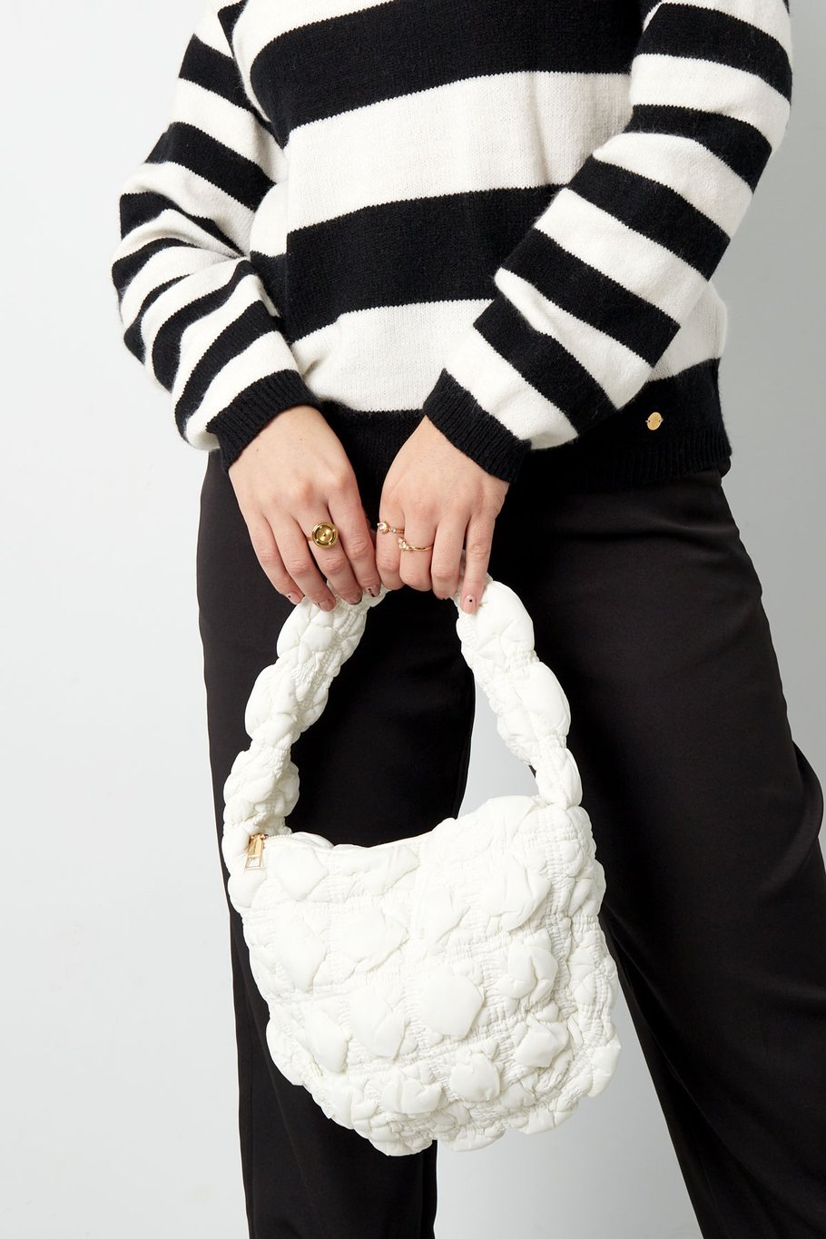 Handbag cloudy love - white Picture6