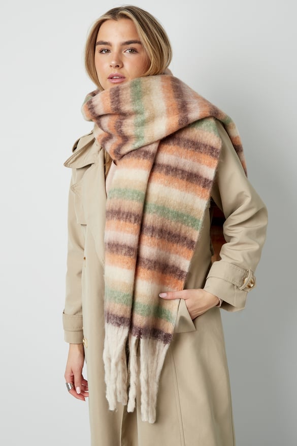 Sciarpa Life in Stripes - rosa 2