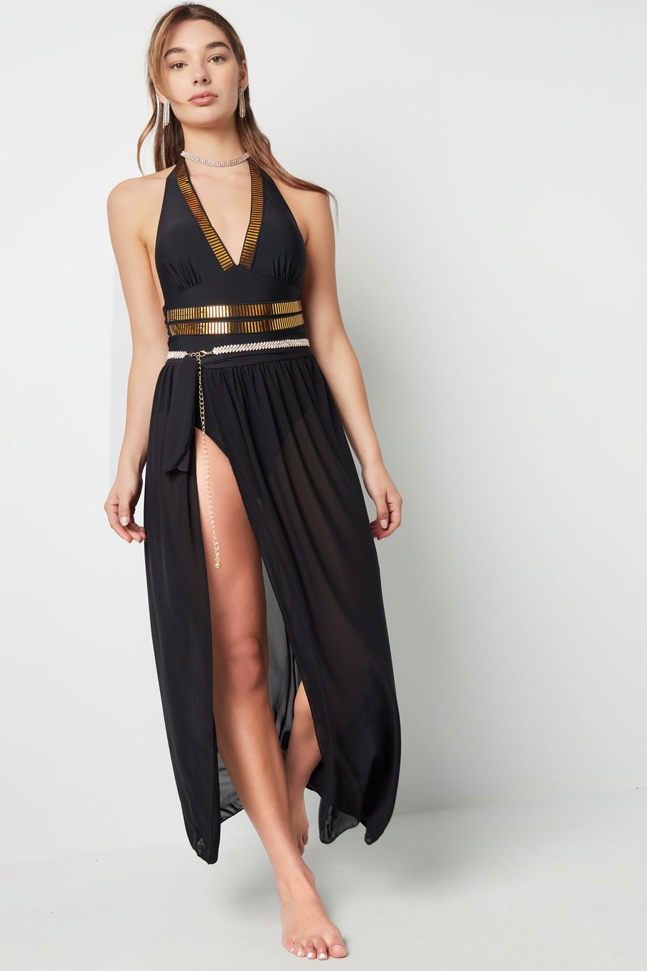 Belly chain motif - Gold Color Metal Picture4
