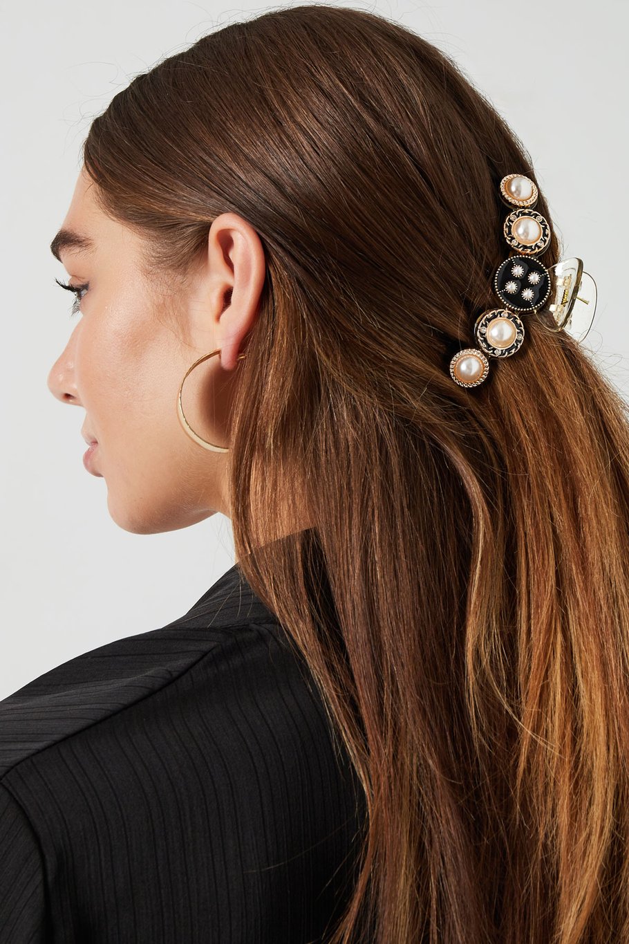 hair clip graceful pearls Picture2