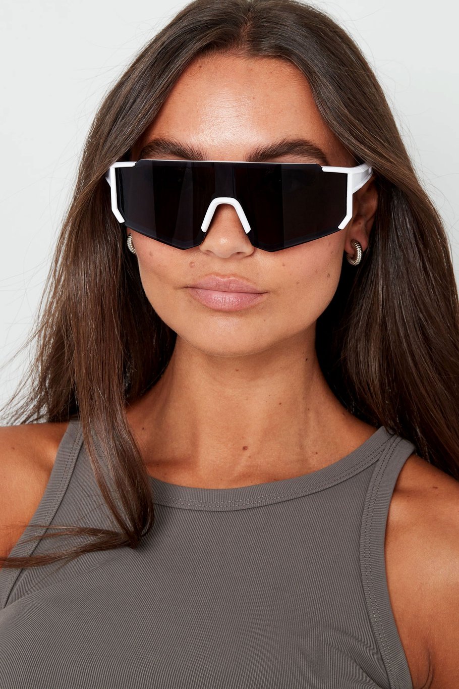 Lunettes de soleil future - blanc/rouge Image3
