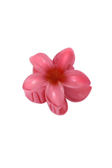 Haarspange mit Farbverlaufsblume Hawaii Love - hellrosa h5 