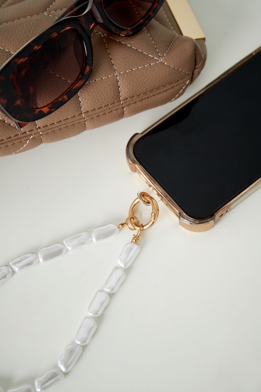 Telephone cord dreamy pearl Picture2