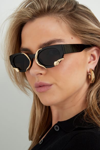 Schlangen-Sonnenbrille – schwarz h5 Bild4