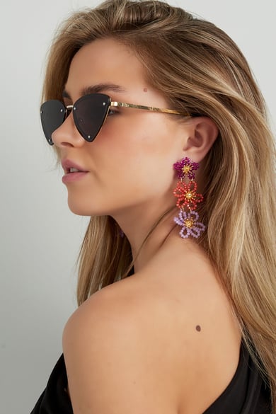 Retro-Party-Sonnenbrille – Schwarzgold h5 Bild3