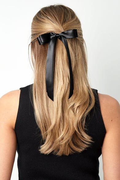 Lindo lazo para el cabello - blanco roto h5 Imagen2