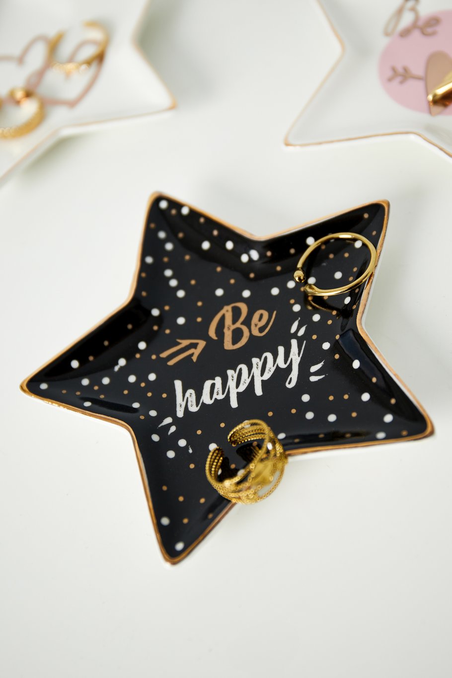 Glasdisplay be happy - Schwarz Bild4