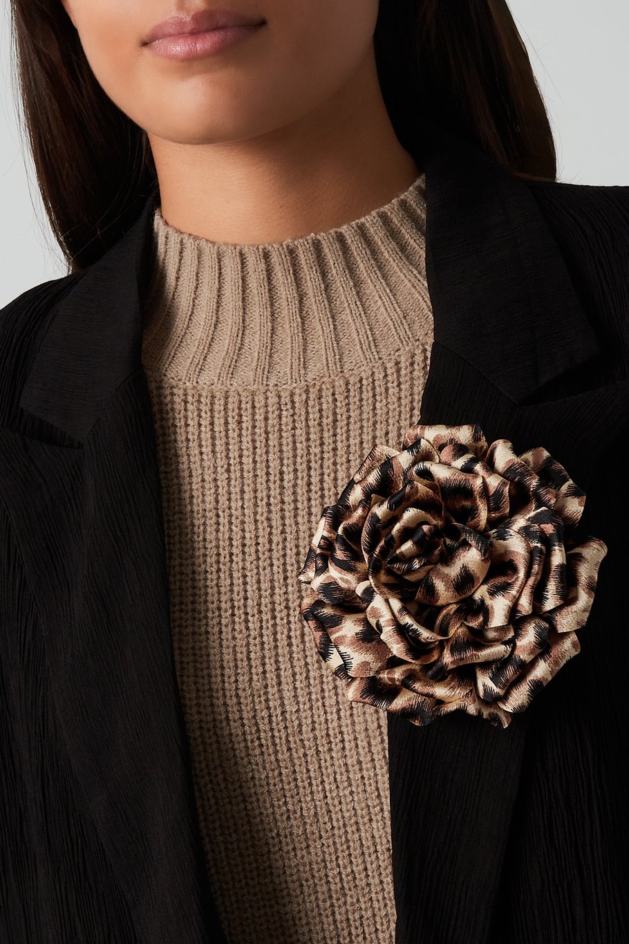 Broche/pinza para el pelo Wild Elegance - beige Imagen2