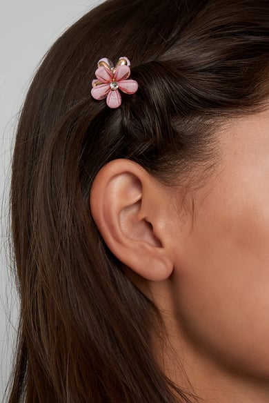 Daisy hair clip - pink h5 Picture2