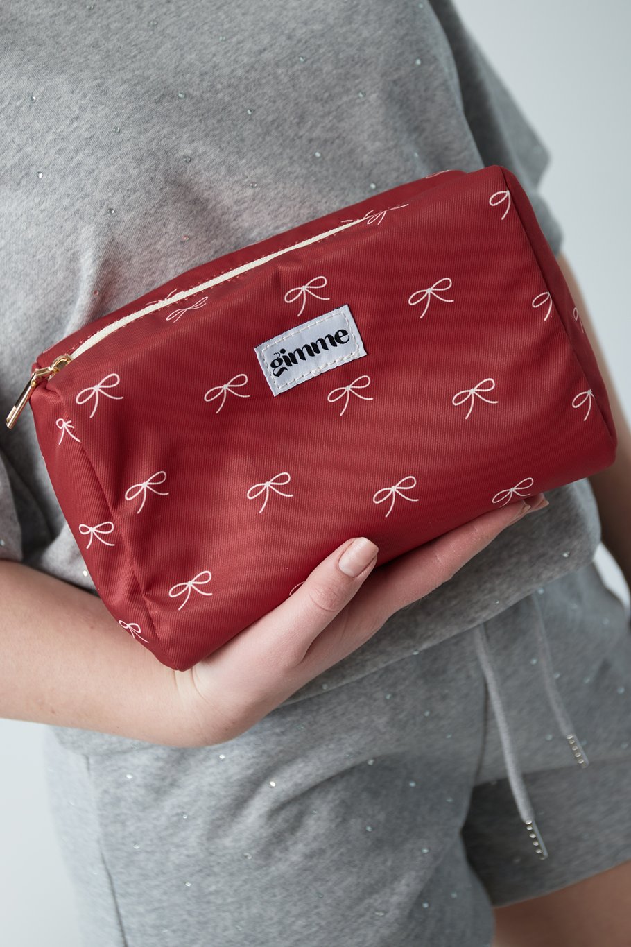 Toiletry bag bows - Red Picture2