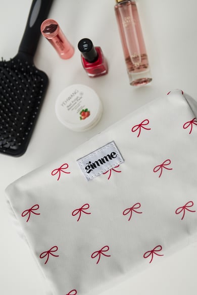 Make-up bag bows - White h5 Picture2
