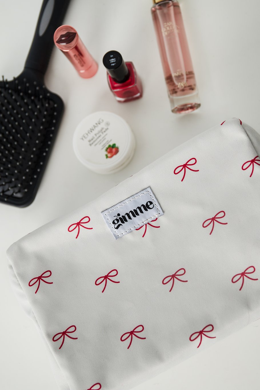 Make-up bag bows - White Picture2