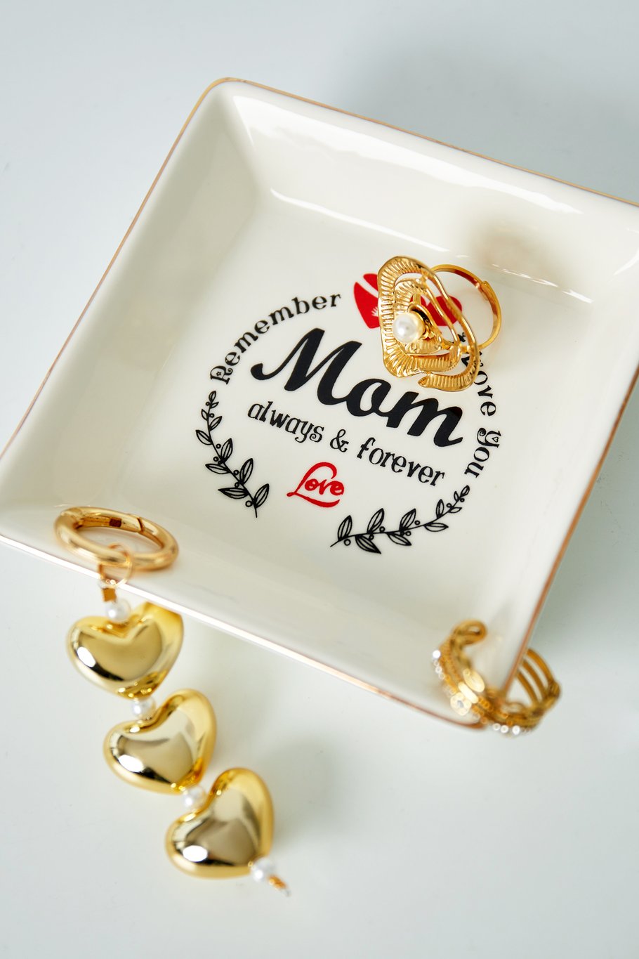 Ich liebe dich, Mama Schmuckdisplay - Weiß Bild2
