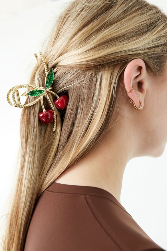 cherry hair clip 2