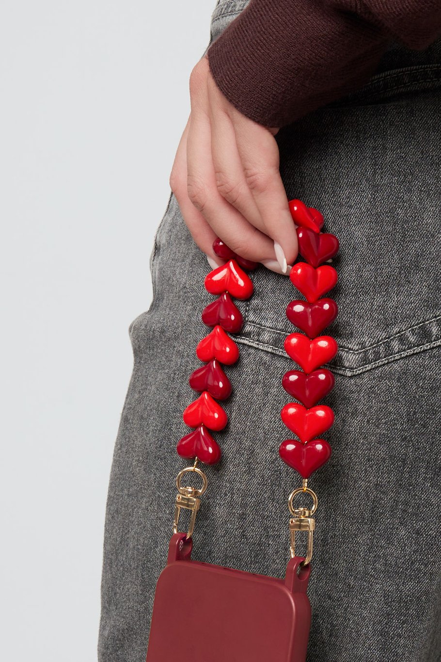 Double heart phone cords h5Picture2