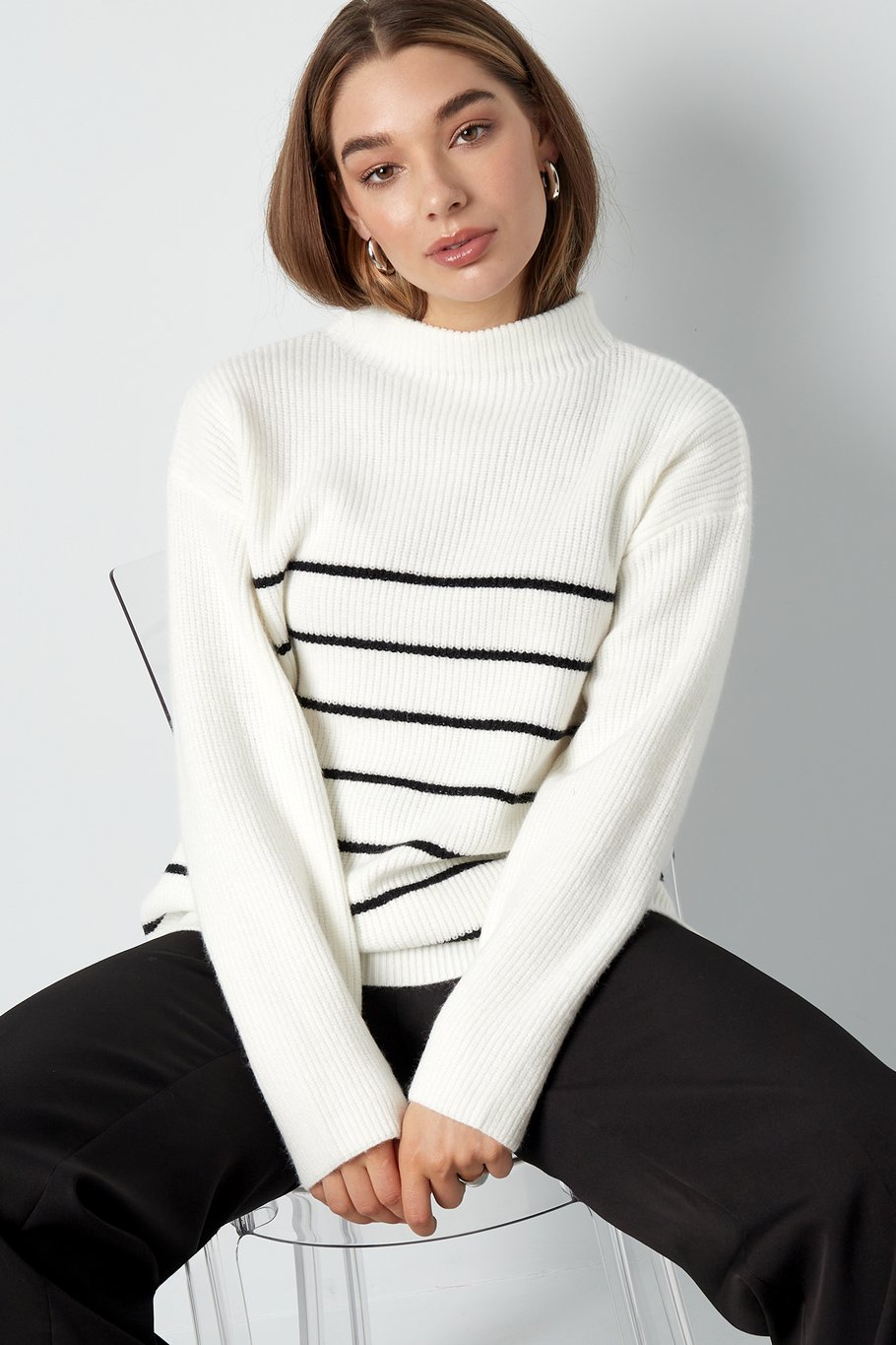 Basic Bliss sweater - orange pink h5Picture2