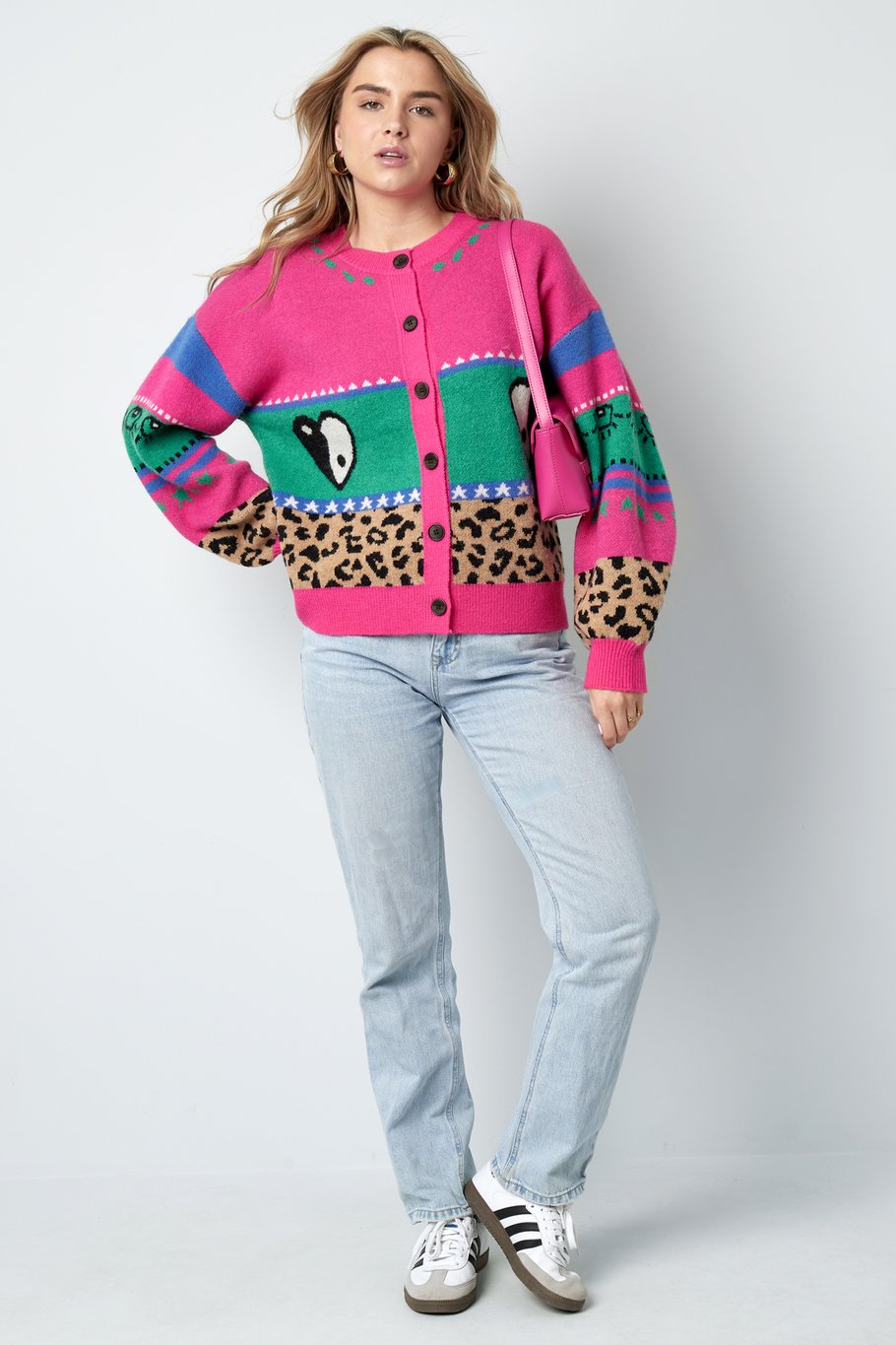 Cardigan Dreamy Days - blu rosa Immagine2