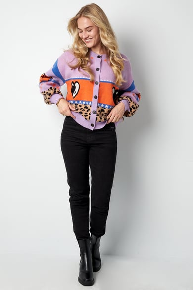 Cardigan Dreamy Days - blu rosa h5 Immagine10