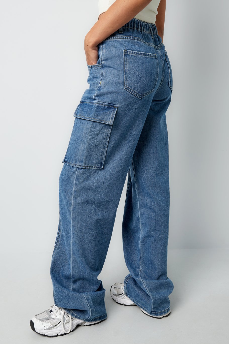 Denim-Cargojeans „Confidence“ - Blau Bild6