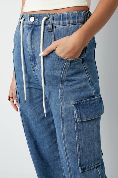 Denim-Cargojeans „Confidence“ - Blau h5 Bild4