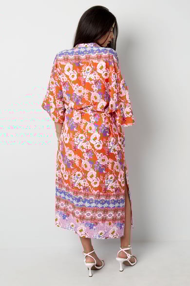 Kimono-Blumendruck - Orange h5 Bild7