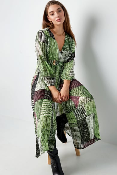 Maxi dress over the top print blue h5 Picture5