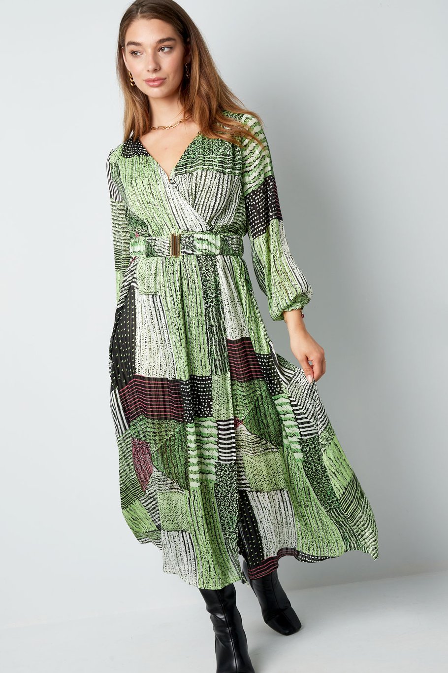 Maxi dress over the top print blue Picture6