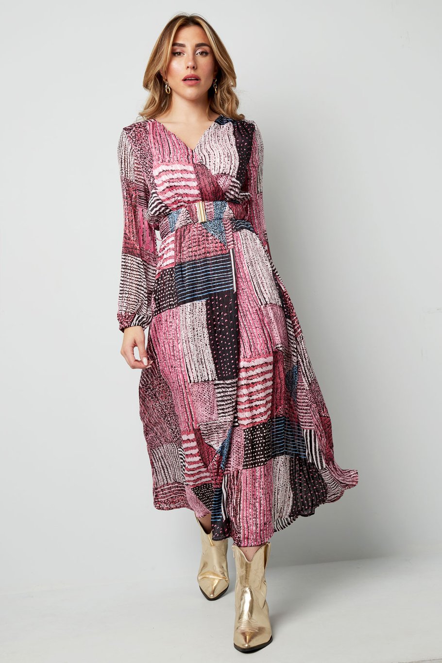 Maxi dress over the top print blue Picture8