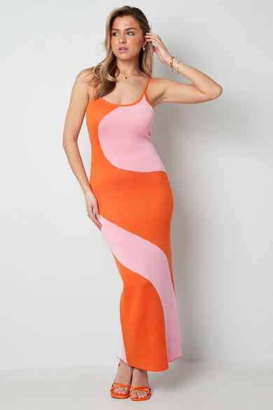 Kleid mit Bio-Print – grauschwarz h5 Bild2