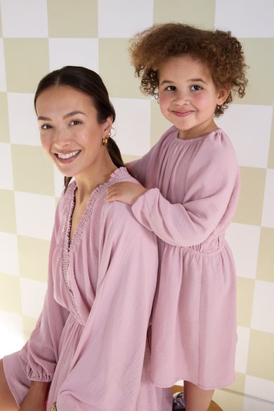 Double Trouble Kleid Kind 8 Jahre - Rosa h5 Bild3
