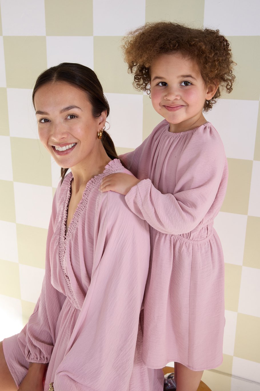 Double Trouble Kleid Kind 8 Jahre - Rosa Bild3