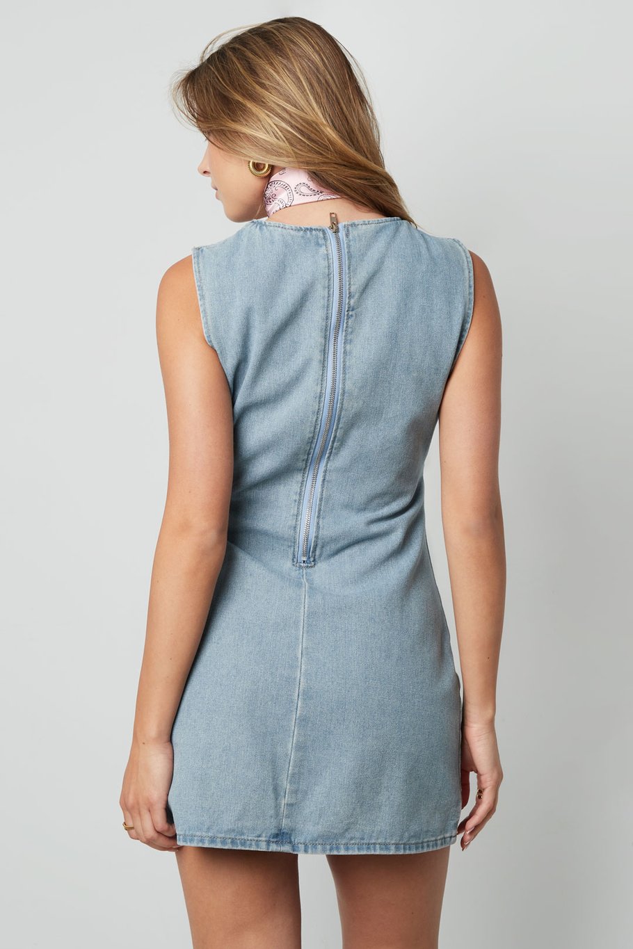 Cute Mini Dress - Off White Picture5