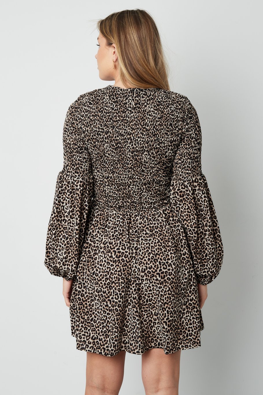 Leopard Mini Dress - Brown Picture5
