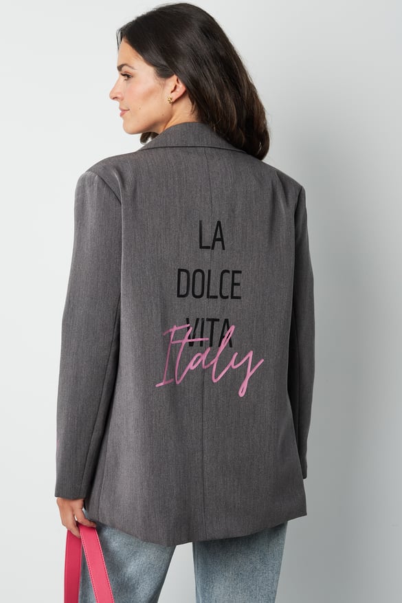 La Dolce Vita blazer - grey